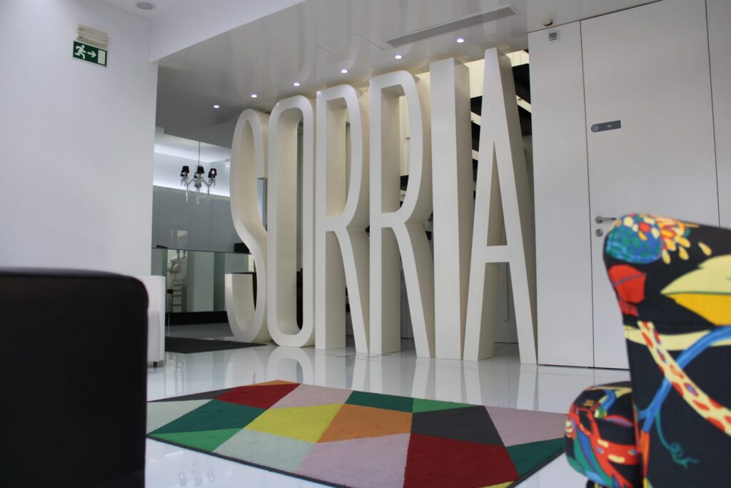 Sala de espera do Centro Dentário da Praça em Vila do Conde